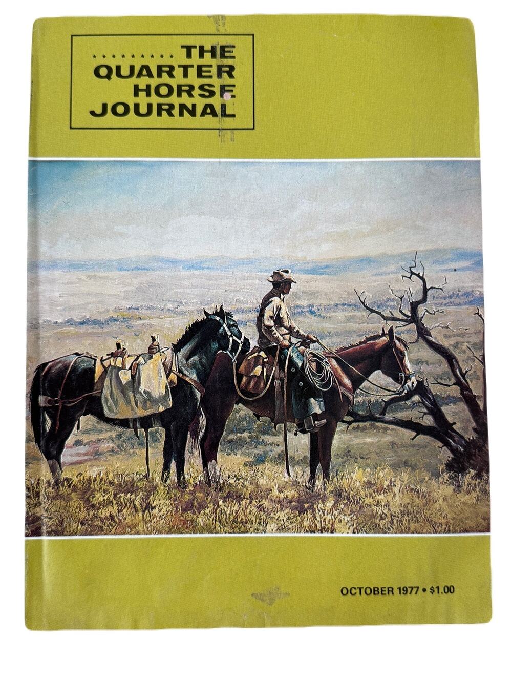 The Quarter Horse Journal October 1977 Magazine